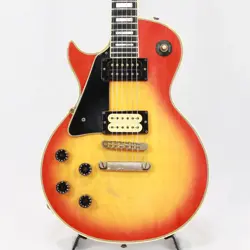 GIBSON 1976 LES PAUL CUSTOM LEFT HAND CHERRY SUNBURST ELECTRIC GUITAR