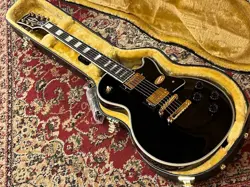 EPIPHONEBY GIBSON CUSTOM USED LES PAUL EBONY 2024  4.06KG