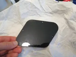 BLACK SINGLE-PLY BACKPLATE