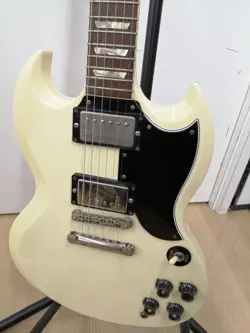 ORVILLE BY GIBSON ELECTRIC GUITAR SG SG TYPE COLOR CREAM USED