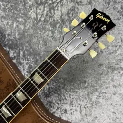 GIBSON CUSTOM SHOP WIDE FLAMING 1959 LES PAUL STANDARD REISSUE VOS SUNRISE TEA B