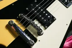 GIBSON CUSTOM SHOP EDITION MICHAEL SCHENKER FLYING V 1994 BLACK WHITE