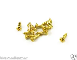 #3 PICKGUARD SCREWS GOLD ( 12PC) FITS GIBSON LES PAUL,FIREBIRD,FLY V,EXPLORER