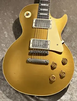 GIBSON CUSTOM SHOP MURPHY LAB 1957 LES PAUL GOLD TOP DARK BACK REISSUE 