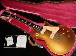 GIBSON CUSTOM SHOP MURPHY LAB 1956 LES PAUL GOLDTOP ULTRA LIGHT AGED: DOUBLE GOL