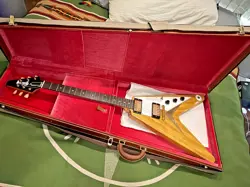 GIBSON CUSTOM SHOP MURPHY LAB '58 KORINA FLYING V WITH BRAZILIAN FRETBOARD