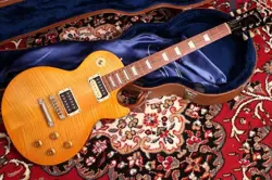 GIBSON USA GARY MOORE SIGNATURE LES PAUL STANDARD 2001 LEMON BURST W/HARD CASE