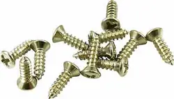 WD #3 SCREWS FOR GIBSON PICKGUARDS NICKEL PACK OF 12
