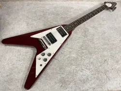 GIBSON 1967 FLYING V ELECTRIC GUITAR 1998 MADE MODIFIED HARD CASE USED