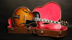 VINTAGE 1957 GIBSON L-5 C SUNBURST ARCHTOP GUITAR WITH OHSC -