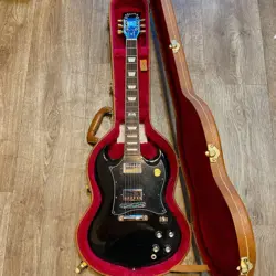 GIBSON SG BLACK HARD CASE SAFE PACKING!