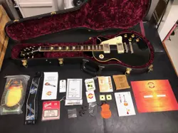 ELECTRIC GUITAR GIBSON LES PAUL 1957 HISTORIC COLLECTION BLACK WITH HARD CASE