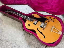 GIBSON ES-175 NATURAL 1988 HOLLOW BODY GUITAR W/CASE FROM JAPAN