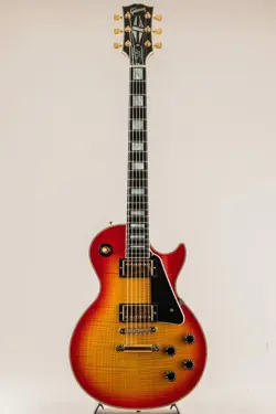 GIBSON CUSTOM SHOP LES PAUL CUSTOM FIGURED TOP CHEERY SUNBURST GOLD PARTS 2004