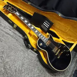 ELECTRIC GUITAR GIBSON CUSTOM SHOP 1968 LES PAUL CUSTOM REISSUE EBONY GLOSS