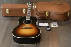 GIBSON NATHANIEL RATELIFF LG-2 WESTERN ACOUSTIC/ ELECTRIC GUITAR SUNBURST + OHSC