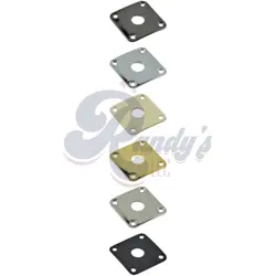 ADVANCED PLATING (CONTEMPORARY SERIES) INPUT JACK PLATE (SQUARE) - FITS GIBSON®