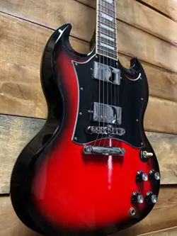 RED BURST W/CASE