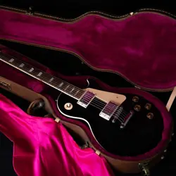 GIBSON USA 2021 LES PAUL STANDARD EBONY W/HARD CASE SAFE PACKING