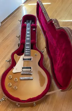 GIBSON LES PAUL CLASSIC 2017 GOLDTOP ELECTRIC GUITAR LEFT HANDED LEFTY