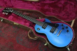 GIBSON LES PAUL STUDIO LIMITED 2002 BLUE METALLIC ELECTRIC GUITAR