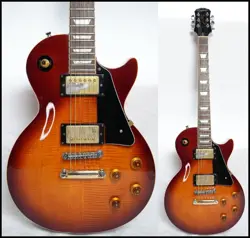 USED 2003 EPIPHONE BY GIBSON LES PAUL STANDARD PLUS TOP ANTIQUE BURST 3.9KG
