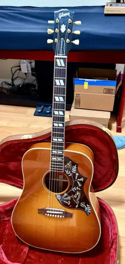 2024 GIBSON HUMMINGBIRD ORIGINAL HERITAGE CHERRY SUNBURST ACOUSTIC GUITAR OHSC