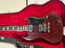 ELECTRIC GUITAR GIBSON USA SG STANDARD 1974 CHERRY RED WITH HARD CASE