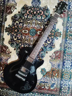 ELECTRIC GUITAR GIBSON LES PAUL STUDIO BLACK MADE IN 1998 WITH HARD CASE