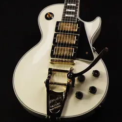 GIBSON CS / ML 1957 LES PAUL CUSTOM REISSUE BIGSBY ULA  POLARIS WHITE S/N:7 4886