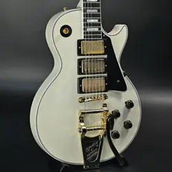 GIBSON CUSTOM  ML 1957 LES PAUL CUSTOM REI ULTRA LIGHT AGED POLARIS WHITE 741209