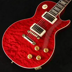USED GIBSON CUSTOM SHOP 1959 LES PAUL STANDARD 5A QUILT TOP TRANS RED GROSS 2024
