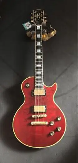1977 GIBSON LES PAUL CUSTOM WINE RED ELECTRIC GUITAR SAFE DELIVERY [SSR]