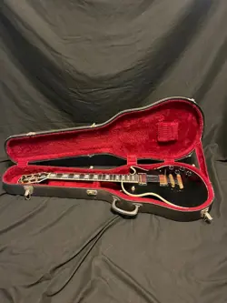 VINTAGE 1979 GIBSON LES PAUL CUSTOM GUITAR IN EBONY W/OHSC