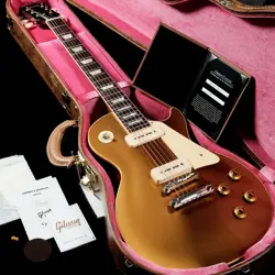 GIBSON CUSTOM SHOP 1956 LES PAUL GOLD TOP FADED CHERRY BACK 2023