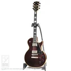 GIBSON LES PAUL CUSTOM WINE RED MADE IN USA 1990 SOLID BODY ELECTRIC GUITAR