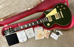 GIBSON CUSTOM SHOP MURPHY LAB 1957 LES PAUL CADILLAC GREEN BROWN BACK LIGHT AGED