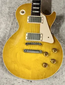 GIBSON CUSTOM SHOP 1958 LES PAUL STANDARD REISSUE VOS LEMON BURST 2014 W/CASE