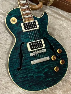 GIBSON CUSTOM SHOP YCS LES PAUL STANDARD QUILT TOP PEACOCK 1996 W/HARD CASE