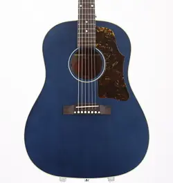 EPIPHONE INSPIRED BY GIBSON J-45 AGED VIPER BLUE USED MAHOGANY NECK W/SOFT CASE