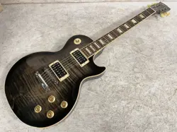 GIBSON USA 2011 LES PAUL CLASSIC TRANS EBONY BURST W/HARD CASE/PICKGUARD