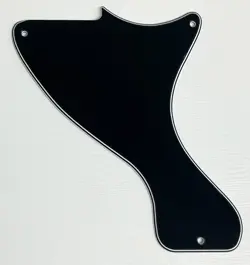 PICKGUARD COMPATIBLE FOR FIT GIBSON LP JR. LES PAUL JUNIOR STYLE GUITAR BLACK