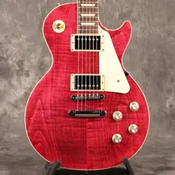GIBSON USA/LES PAUL STANDARD 60S FIGURED TOP TRANSLUCENT FUCHSIA WITH HARD CASE