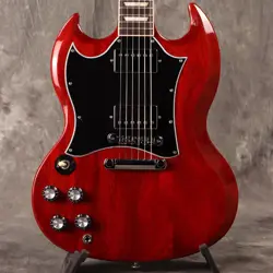 GIBSON USA/SG STANDARD LEFT HANDED LH HERITAGE CHERRY ELECTRIC GUITAR W/GIG BAG