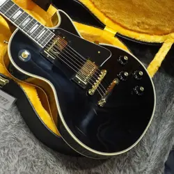 GIBSON CUSTOM SHOP 1968 LES PAUL REISSUE EBONY GLOSS