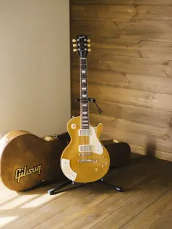 GIBSON MARY FORD LES PAUL STANDARD GOLD TOP CHERRY BACK