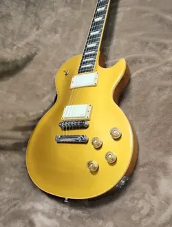 GIBSON USA 2008 LES PAUL STANDARD GOLD TOP EMG PICKUPS W/HARD CASE