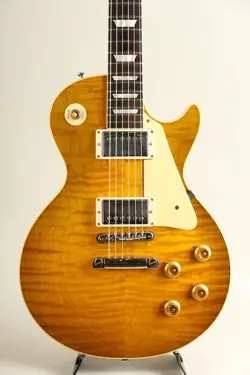 GIBSON CUSTOM SHOP 1959 LES PAUL STANDARD HAND SELECTED GREEN LEMON FADE VOS