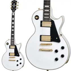 EPIPHONE LES PAUL CUSTOM ALPINE WHITE INSPIRED BY GIBSON CUSTOM #GG5I7