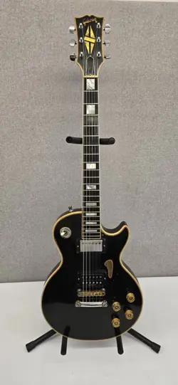 GIBSON LES PAUL CUSTOM 1974 20TH ANNIVERSARY ELECTRIC GUITAR EBONY W/ CASE